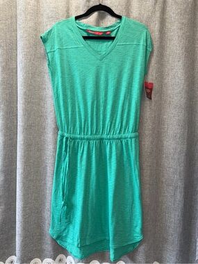 Eastern Mountain Sports Teal V-Neck Tee Medium NWT